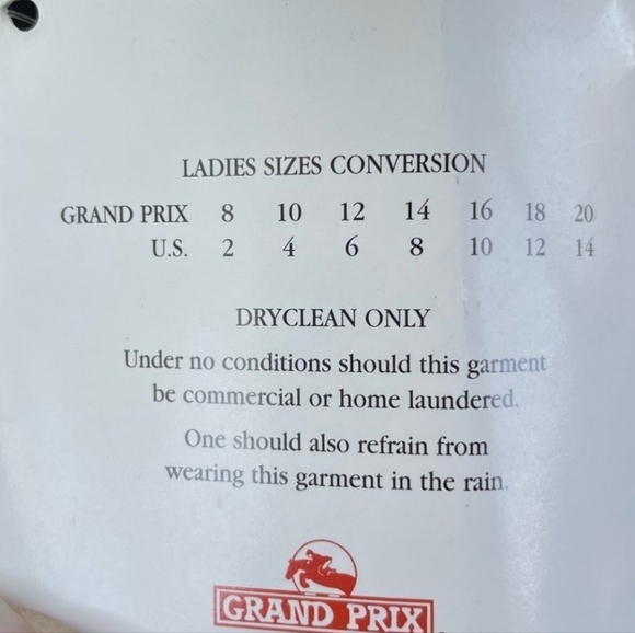 Grand Prix Red Wool Show Jacket - Picture 10 of 11